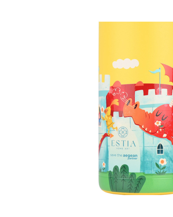 Estia ΘΕΡΜΟΣ ΠΑΙΔΙΚΟ WONDER BOTTLE SAVE THE AEGEAN 500ml FORTRESS DRAGON 01-33149