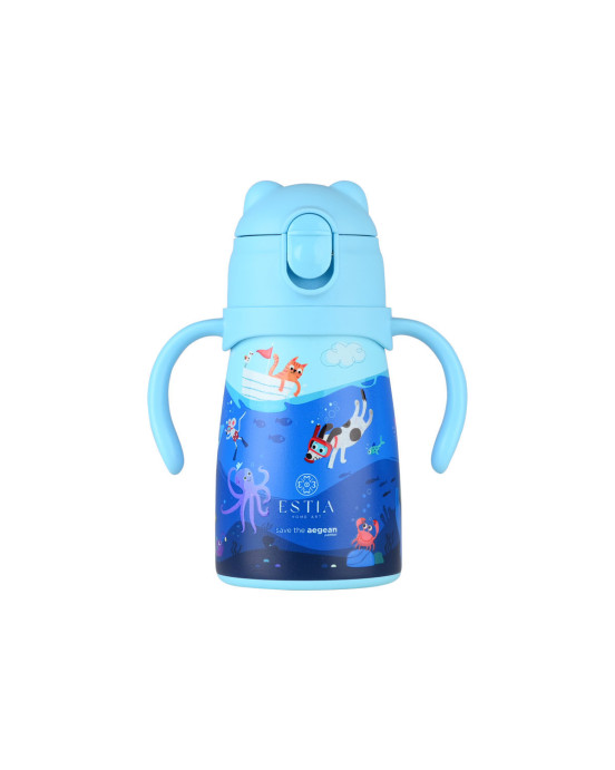 Estia ΘΕΡΜΟΣ ΠΑΙΔΙΚΟ BUBBLE BOTTLE SAVE THE AEGEAN 300ml OCEAN PLAY 01-33170