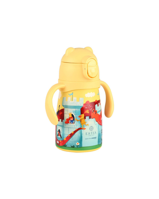 Estia ΘΕΡΜΟΣ ΠΑΙΔΙΚΟ BUBBLE BOTTLE SAVE THE AEGEAN 300ml FORTRESS DRAGON 01-33217
