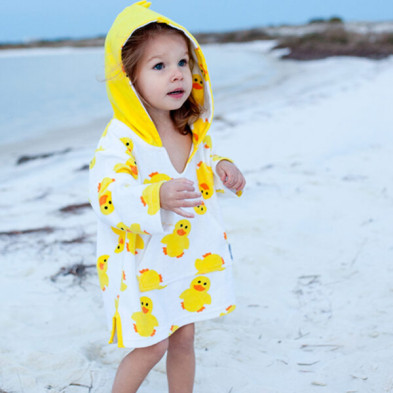 Zoocchini Swim Coverup UPF50+ Duck 12-24 μηνών ZOO12312