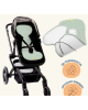 Aeromoov Αντι-ιδρωτικό κάλυμμα για καρότσι Air Layer Seashell Olive AL-B-SSO