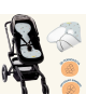 Aeromoov Αντι-ιδρωτικό κάλυμμα για καρότσι Air Layer Seashell Olive AL-B-SSO