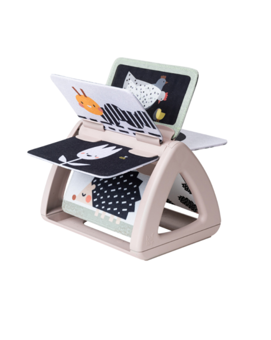 Taf Toys Βιβλίο Δραστηριοτήτων Black and White Spinning Book  0+ Μηνών T-13385