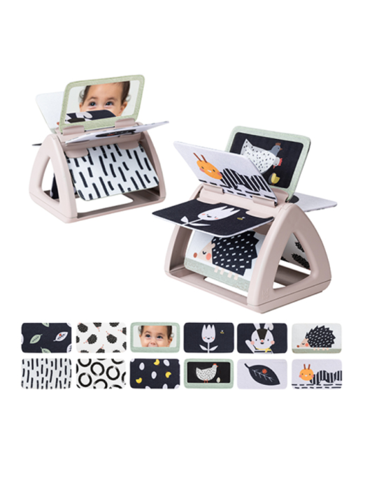 Taf Toys Βιβλίο Δραστηριοτήτων Black and White Spinning Book  0+ Μηνών T-13385