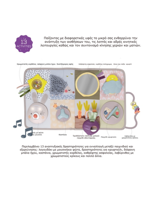 Taf Toys Μουσικό παιχνίδι δραστηριοτήτων Developmental Activity center    T-13115