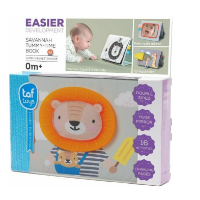 Taf Toys Βιβλίο Δραστηριοτήτων Savannah Tummy Time Book  T-12705