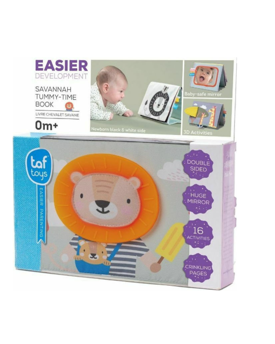 Taf Toys Βιβλίο Δραστηριοτήτων Savannah Tummy Time Book  T-12705