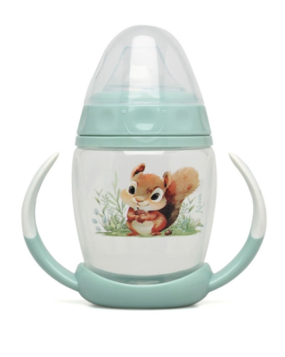 Κiokids Ποτηράκι Εκπαιδευτικό 270ML Σκιουράκι 1ο Βήμα 6+Μ 6339