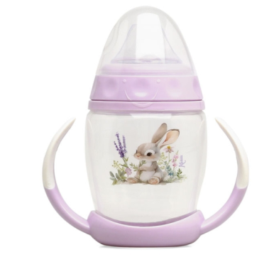 Κiokids Ποτηράκι Εκπαιδευτικό 270ML Lavender Bunny 1ο Βήμα 6+Μ 5369