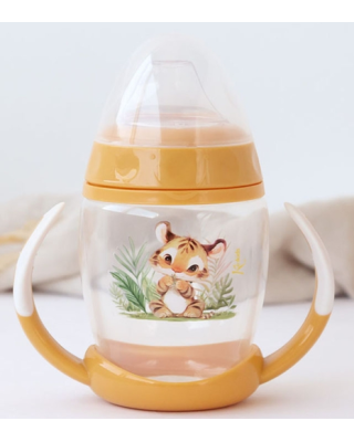 Κiokids Ποτηράκι Εκπαιδευτικό 270ML Λιονταράκι  1ο Βήμα 6+Μ 6336