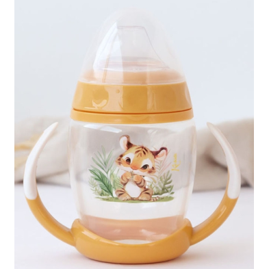 Κiokids Ποτηράκι Εκπαιδευτικό 270ML Λιονταράκι  1ο Βήμα 6+Μ 6336