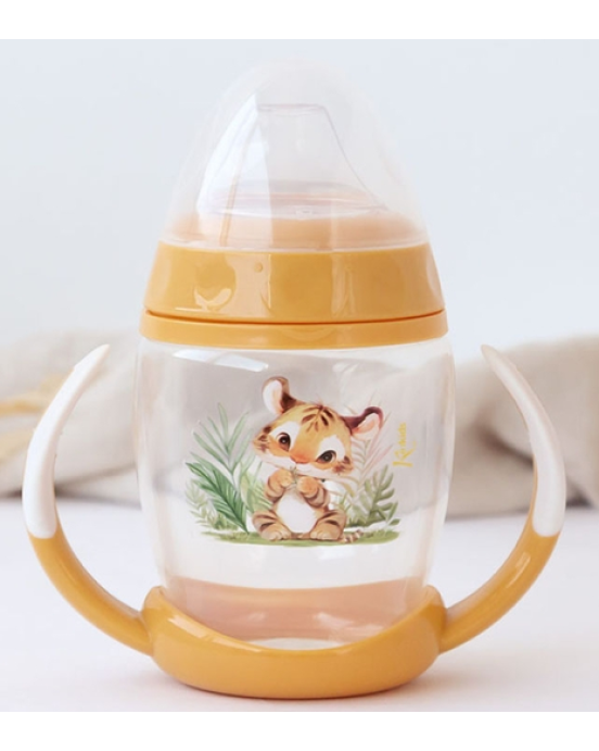 Κiokids Ποτηράκι Εκπαιδευτικό 270ML Λιονταράκι  1ο Βήμα 6+Μ 6336