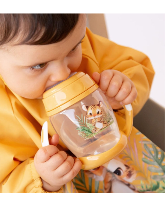 Κiokids Ποτηράκι Εκπαιδευτικό 270ML Λιονταράκι  1ο Βήμα 6+Μ 6336