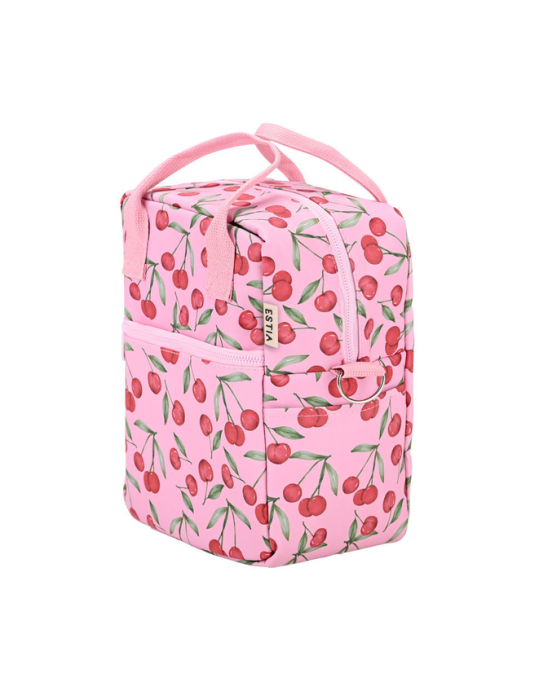 Estia  Ισοθερμική Τσάντα Φαγητού 7lt Save The Aegean Cherry Rose  01-22617