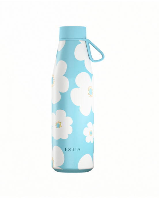 Μπουκάλι Θερμός 500ml Estia Save The Aegean Flow BLUE DAISY  01-42189