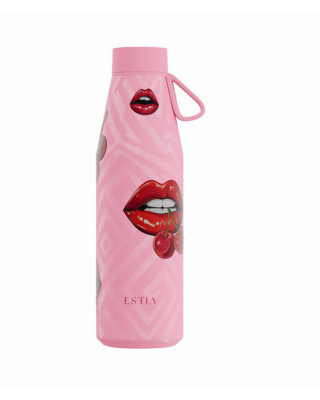 Estia Μπουκάλι Θερμός 500ml Save The Aegean Flow Blush Pop  01-42080 