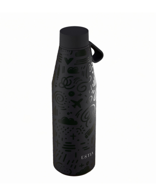 Estia  Μπουκάλι Θερμός 500ml Save The Aegean Flow Noir Echo 01-42059 
