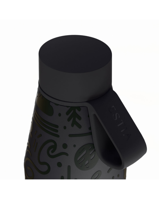 Estia  Μπουκάλι Θερμός 500ml Save The Aegean Flow Noir Echo 01-42059 