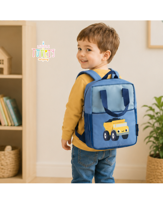 A little lovely company: Tσάντα πλάτης -παιδικού σταθμού - Dump truck BPDTBU96