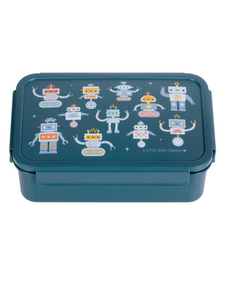 A little lovely company: Δοχείο φαγητού Bento με χωρίσματα- 1,2 L - Robots BBROBU82