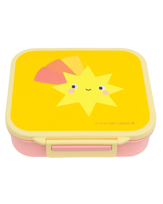 A little lovely company: Δοχείο φαγητού Bento με χωρίσματα- 900ml - Shooting star LBSSYE63