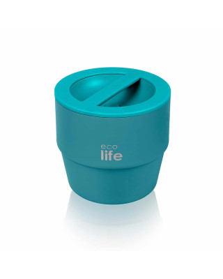Ecolife Στρογγυλό Θερμός Φαγητού 750ml Ecolife Πετρόλ 33-B0-9065
