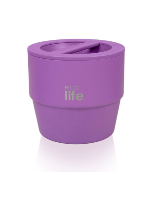 Ecolife Στρογγυλό Θερμός Φαγητού 750ml Μωβ 750ml  33-BO-9064