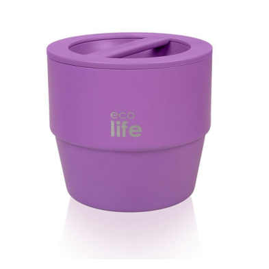 Ecolife Στρογγυλό Θερμός Φαγητού 750ml Μωβ 750ml  33-BO-9064