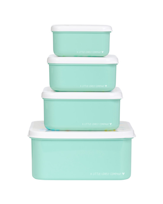 A little lovely company: Σετ 4 δοχεία φαγητού Lunch & Snack Box -Jungle SBSEJUMI87