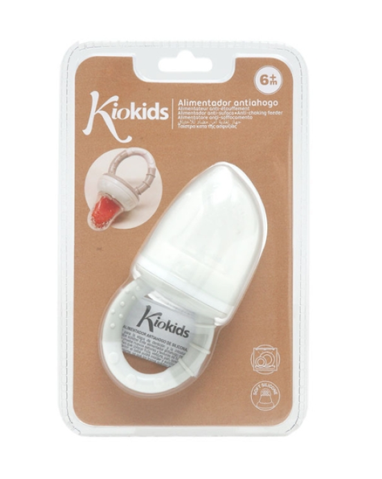 Kiokids Τροφοδότης Φαγητού Σιλικόνης Γκρι 6+Μ 5396
