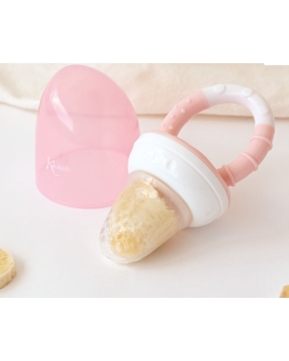Kiokids Τροφοδότης Φαγητού Σιλικόνης Ροζ 6+Μ 5394
