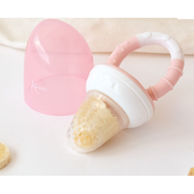 Kiokids Τροφοδότης Φαγητού Σιλικόνης Ροζ 6+Μ 5394