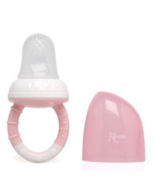 Kiokids Τροφοδότης Φαγητού Σιλικόνης Ροζ 6+Μ 5394