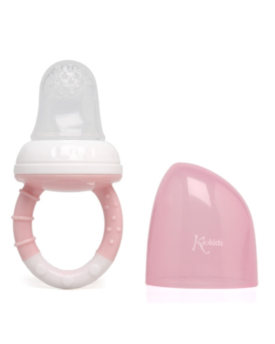 Kiokids Τροφοδότης Φαγητού Σιλικόνης Ροζ 6+Μ 5394