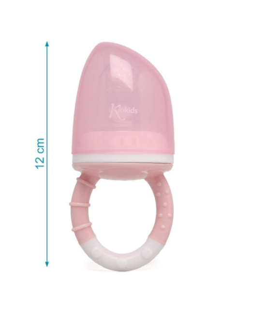 Kiokids Τροφοδότης Φαγητού Σιλικόνης Ροζ 6+Μ 5394