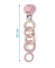 Kiokids Κλιπ Πιπίλας Σιλικόνης Ροζ 0+M 6460