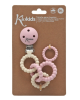 Kiokids Κλιπ Πιπίλας Σιλικόνης Ροζ 0+M 6460