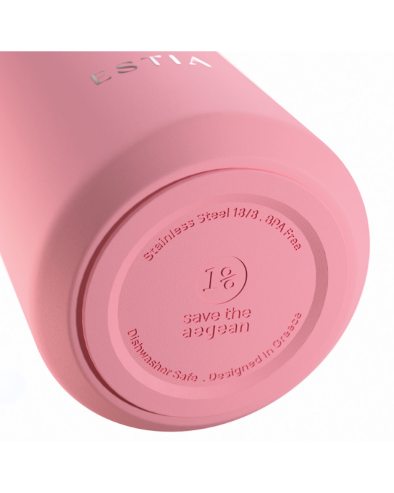 Estia Μπουκάλι Θερμός 800ml Save The Aegean Rose 01-43186