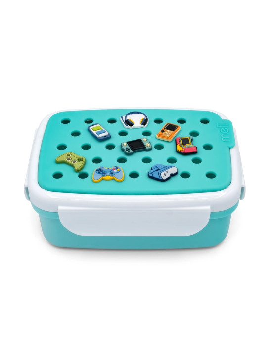 Melii – Bento Φαγητοδοχείο με Charms Μπλε MEL27600