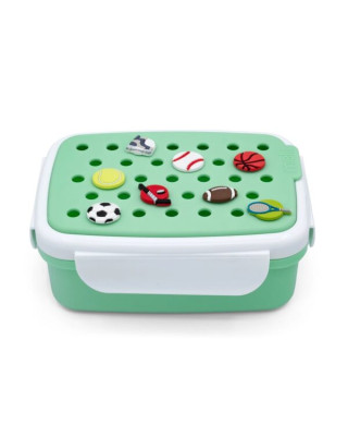 Melii – Bento Φαγητοδοχείο με Charms Πράσινο MEL27610
