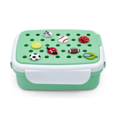 Melii – Bento Φαγητοδοχείο με Charms Πράσινο MEL27610