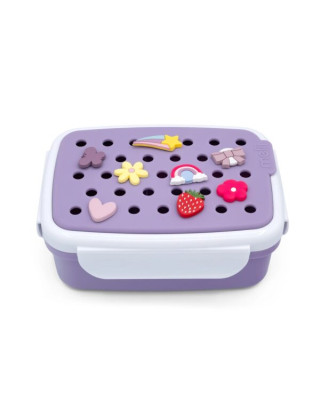 Melii – Bento Φαγητοδοχείο με Charms Μωβ  MEL27630