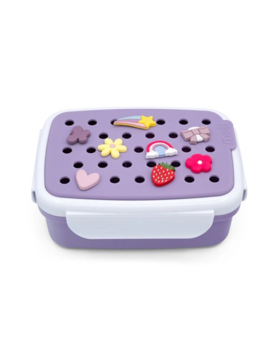 Melii – Bento Φαγητοδοχείο με Charms Μωβ  MEL27630