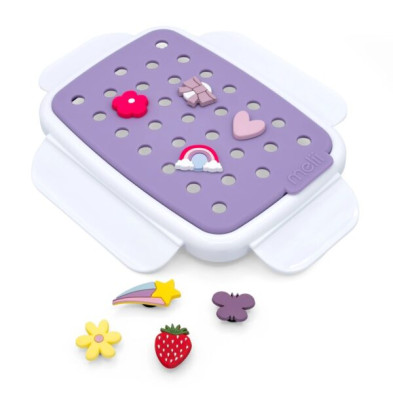 Melii – Bento Φαγητοδοχείο με Charms Μωβ MEL27630