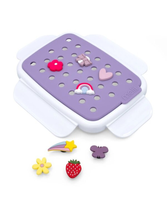 Melii – Bento Φαγητοδοχείο με Charms Μωβ  MEL27630