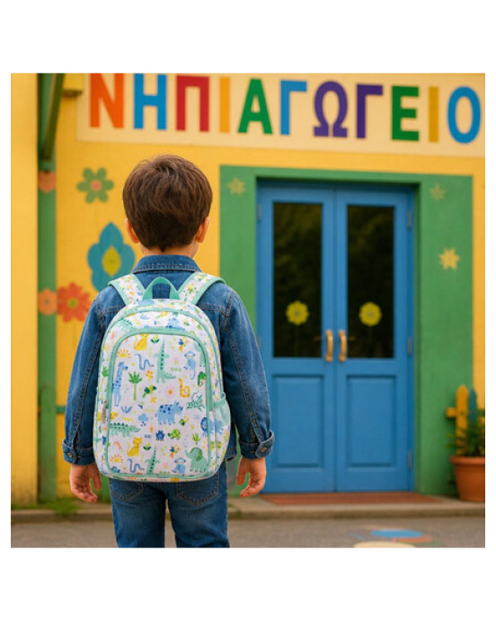 A little lovely company Tσάντα πλάτης νηπιαγωγείου με ισοθερμική θήκη - Jungle BPJUMI91