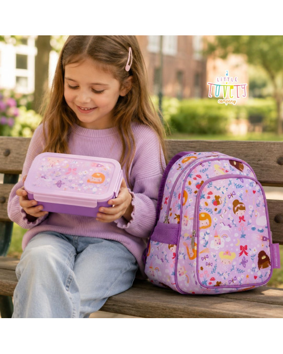 A little lovely company: Δοχείο φαγητού Bento με χωρίσματα- 1,2 L- Princesses BBPRPU81