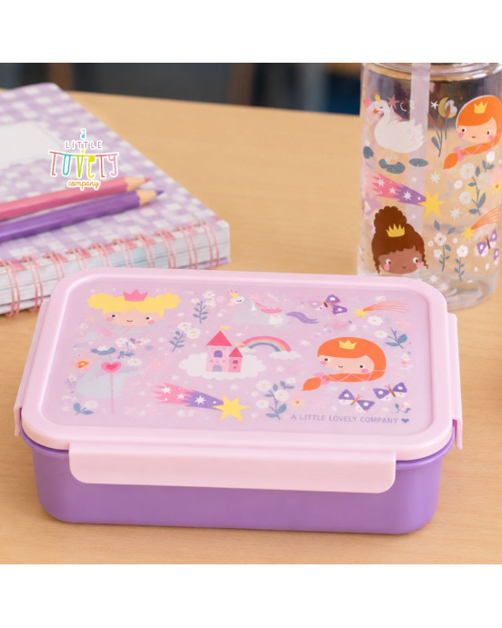 A little lovely company: Δοχείο φαγητού Bento με χωρίσματα- 1,2 L- Princesses BBPRPU81