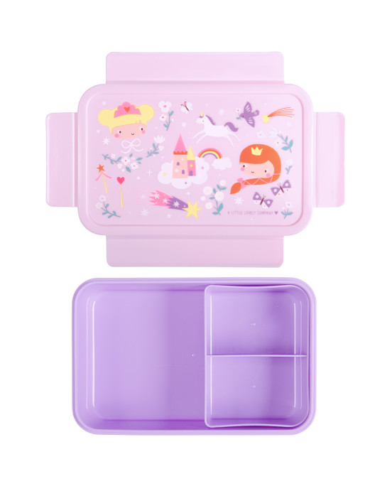 A little lovely company: Δοχείο φαγητού Bento με χωρίσματα- 1,2 L- Princesses BBPRPU81