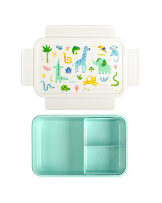 A little lovely company: Δοχείο φαγητού Bento με χωρίσματα- 1,2 L- Jungle BBJUMI83